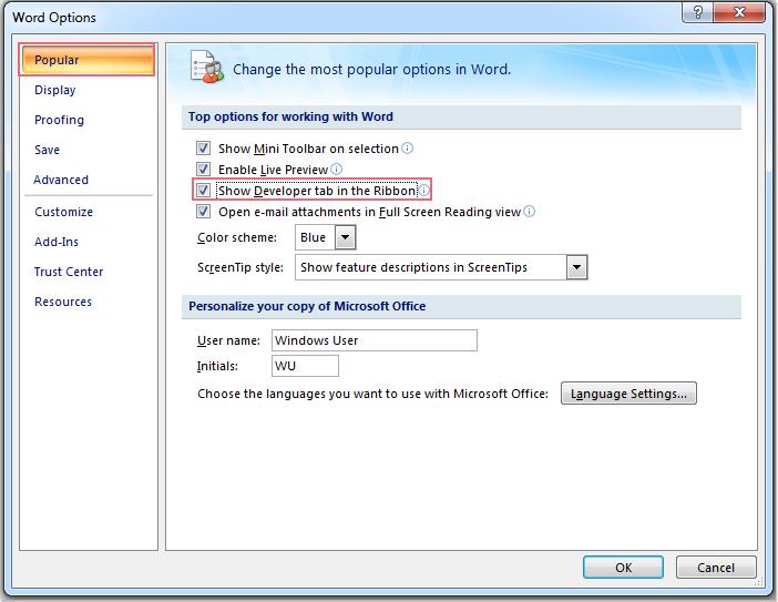Hướng dẫn chèn khung vào Word